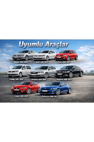 Sağ + Sol Koltuk Ayar Çekme Kolu Seti Vw Passat Golf Polo Caddy Octavia Superb Leon Scirocco
