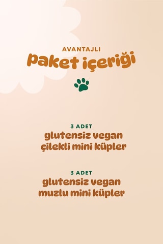 Hummorganic Organik Glutensiz Vegan Mini Küpler Atıştırmalık Paketi - 6 adet (2 çeşit)