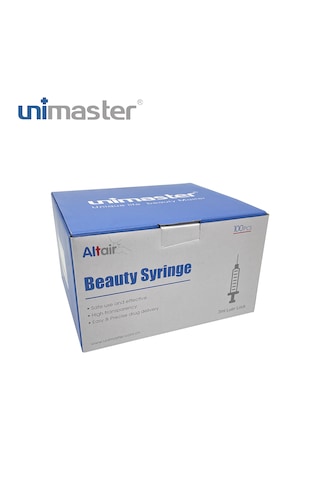 Unimaster Luer Lock Şırınga 3 Ml 100 Adet