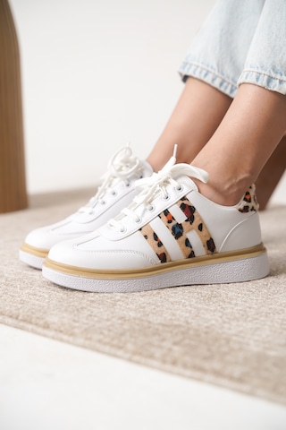 Daxtors Garantili D0516 Günlük Ortopedik Kadın Sneaker Spor Ayakkabı Beyaz