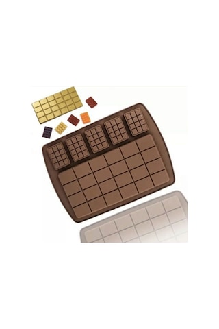 Tablet Mini Ve Büyük Silikon Kalıp Çikolata Muffin Sabun Kokulu Taş Mum Epoksi Kalıbı Diğer