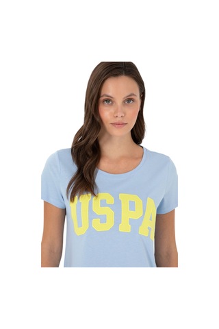 U.S. Polo Assn. Kadın Basic Tişört 1804839 Mavi