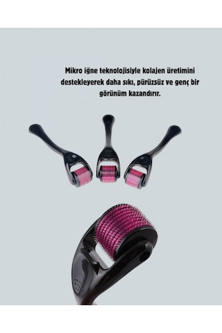 540 İğneli Titanyum Dermaroller Profesyonel Ev Tipi Cilt Yenileme Atı