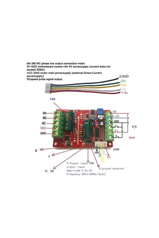 Besthome1 400w Güçlü Bldc Motor Kontrol Kartı - 6-60v Geniş Voltaj, Plc & Pwm Destekli