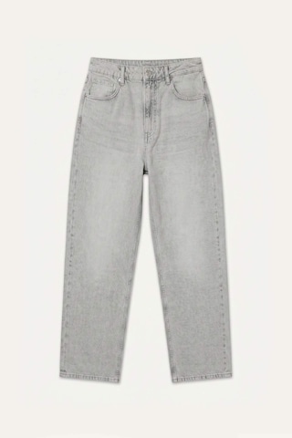 Defacto Baggy Fıt Yüksek Bel Açık Gri Jean Pantolon I1566ax26hsnm18 Gri-nm18