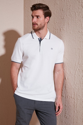 Buratti Pamuklu Slim Fit Şerit Detaylı Düğmeli Polo Yaka 3'Lü Paket Erkek T Shirt 5902118S3 Siyah-Beyaz-Indigo