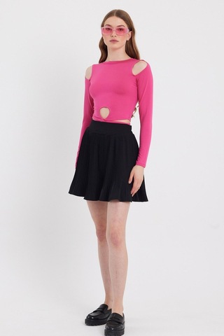 Quhox Kadın Allegro Crop Pembe