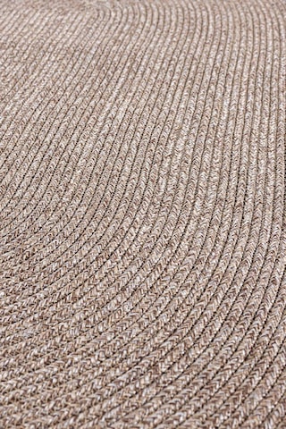 Cesta El Yapımı Örgü Natural Kilim 50x80 4013 Natural