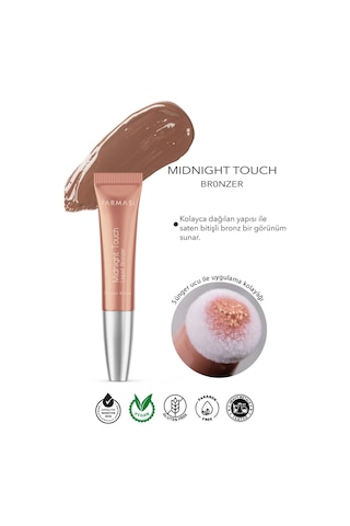 Farmasi Midnight Touch Yumuşak Sünger Uçlu Likit Bronzlaştırıcı Drizzled Bronze 12 ML