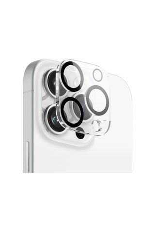 Vonmahlen Apple Uyumlu iPhone 16 Pro Max / Apple Uyumlu iPhone 16 Pro Şeffaf Lens Koruyucu