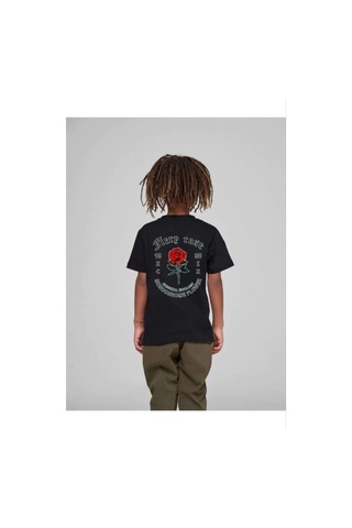 Vinevesta Çocuk Unisex Baskılı T-shirt - Siyah Çok Renkli