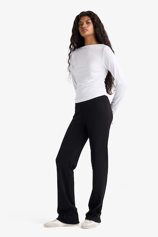 Defacto Flare Fit Geniş Paça Termal Tayt F2545AX25AU Siyah
