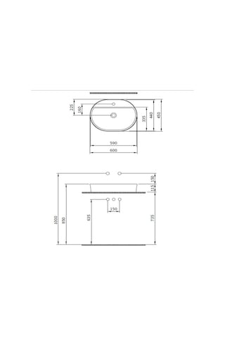Bocchi Sottile Slim Line 1600-025-0126 Tezgah Üstü Lavabo Kahverengi 1466841