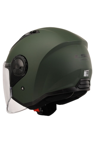 Ls2 Airflow 2 Açık Yarım Kask Mat Koyu Yeşil