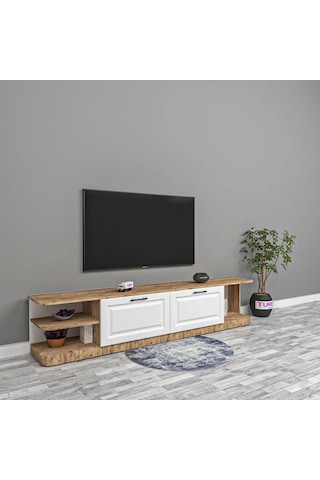 Galaxy Membran Tv Ünitesi Mdf Siyah