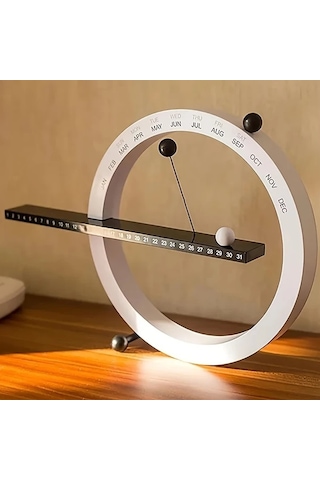 Maxaccess Mıknatıslı Küre Saat Ve Duvar Takvimi - Siyah Modern Avrupa Tarzı Ev Dekoru
