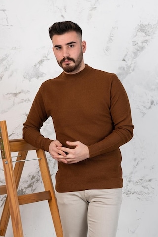 Slimfit Yarım Balıkçı Erkek Triko Spor Kazak