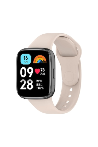 Constraın Xiaomi Watch 3 Active İle Uyumlu Klasik Kordon Krem Sku: Smg8690010089526