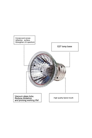 Maoyaya Uva+uvb 75w Güneş Sürüngen Lambası, Sağlıklı Işık Terapisi