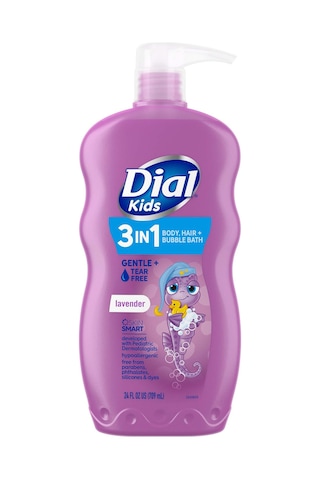 Dial Kids 3in1 Çocuklar İçin Lavanta Kokulu Şampuan + Duş Jeli + Banyo Köpüğü 709ml