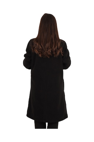 Zenobya Kadın Polar Ceket Siyah