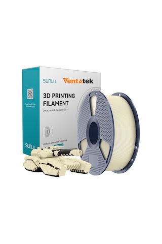 Sunlu Kemik Beyaz Pla Filament - 1.75mm - 1 Kg Kemik Beyazı