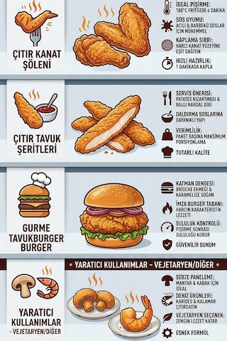 Çıtır Tavuk Pane Harcı 3000 G X 6 Adet - 1 Koli Koli Bazlı Avantaj Paketi
