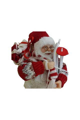 T.concept Dekoratif Zilli Noel Baba Yılbaşı Figürü 30 Cm 240471/30