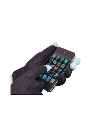Eldiven 2 Parmak Dokunmatik Ekranlı Eldiven Unısex Eldiven Telefon Parmak Algılayıcı 1 Çift