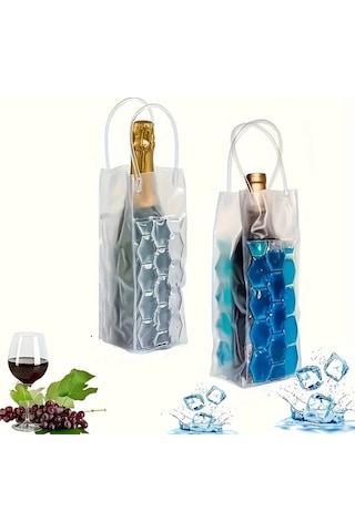 Trendooze Gaojunshop01 Kırmızı Şarap Soğutucu Çantası Taşınabilir Izgara Bira Şampanya Piknik Plaj Kırmızı Kırmızı