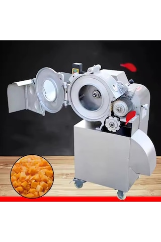 Dalle Jq-100 Endüstriyel Elektrikli Çokfonksiyonlu Meyve Sebze Dilimleme Makinası 600 Kg/saat Zentrajq-100