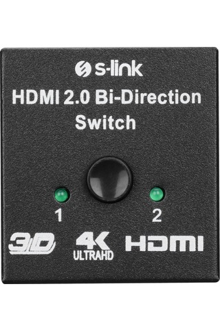 S-link Sl-lu613 2 Port Hdmi Çift Yönlü Switch Ve Splitter 1923