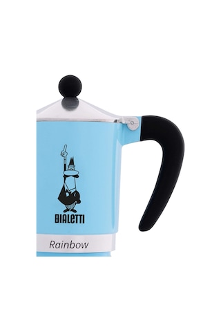 Bialetti Rainbow Mavi Mokapot 3 Cup