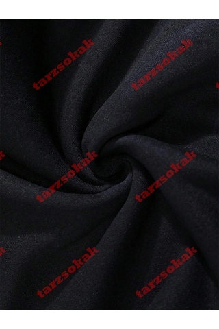 Startmore Tarzsokak Komik Desenli Sonbahar Erkek Kapüşonlu Cepli Sweatshirt Günlük Polar Yumuşak Kazak Hip Hop Kı Siyah