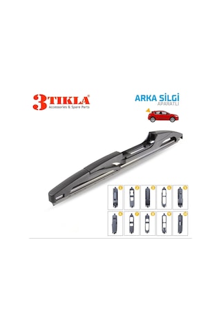 Arka Cam Sileceği 375mm 10 Aparatlı Universal Tüm Araçlara Uyumludur