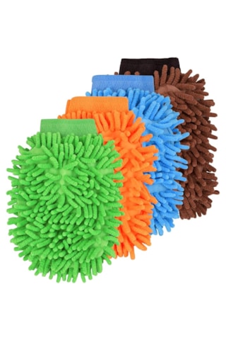 Mikrofiber Araç Yıkama Eldiveni Çizmez Oto Temizlik Eldiveni Nano Temizlik Eldiveni Universal