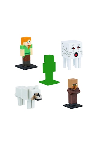 Minecraft 3d Figür Toppeez 5'li Set Mc2040 Model 3 Minecraft