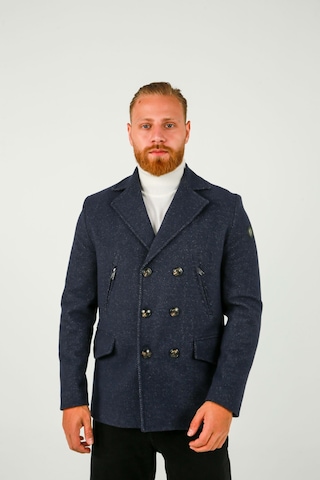 Erkek Kruvaze Yaka Kaşe Mont Kaban 001