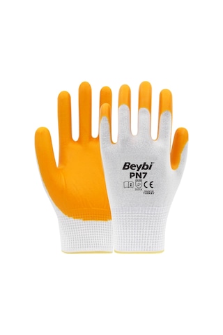Beybi PN7 Polyester Örme Nitril Iş Eldiveni