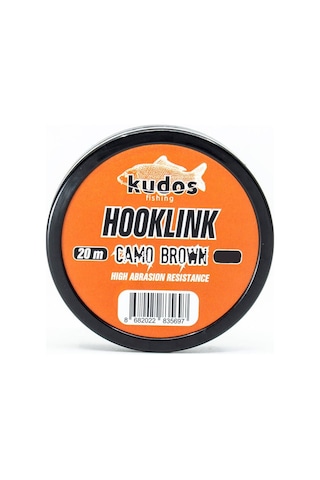 Kudos Camo Brown Hooklink 25lb 20m Rig İpi