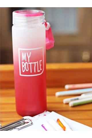 My Bottle Marka Cam Matara 420 Ml - Renk Seçenekli Pembe