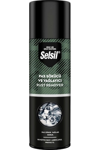 Selsil Pas Sökücü Ve Yağlayıcı Sprey 200 ML Selsil Pas Sökücü Ve Yağlayıcı Sprey 200 ML