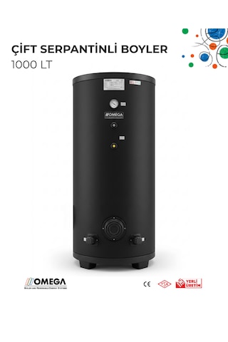 1000 L Çift Serpantinli Boyler