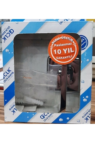 Çelik Banyo Paslanmaz Pirinç Kumru Açık Tuvalet Kağıtlık 10 Yıl Garantili Krom