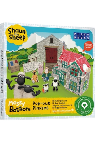 Playpress - Story Playset - Shaun The Sheep Mossy Bottom
