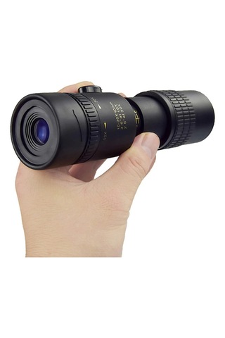 Yenilzd 10-300x40mm Monoküler Teleskop-evrensel Telefon Klipsi-tr Siyah