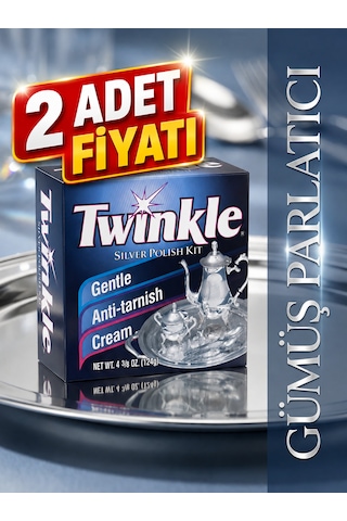 Gümüş Parlatıcısı, Gümüş Cilası Ve Temizleyici Krem 124gr 2 Adet Made In Usa İthal Ürün