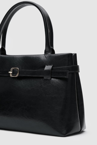 Shule Bags Amor Toka Detaylı Omuz Çantası Siyah Siyah