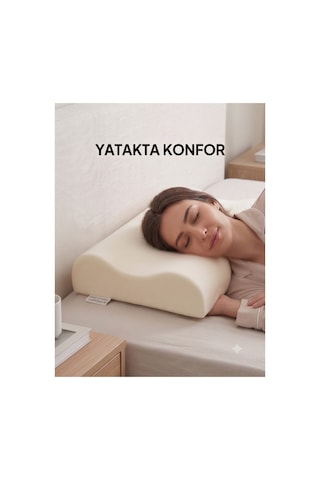 Code: Ort-600 Visco Boyun Yastığı 55 37 11 7 Beyaz