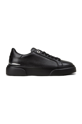 Deery Kadın Hakiki Deri Siyah Sneaker Ayakkabı - 00502zsyhe03